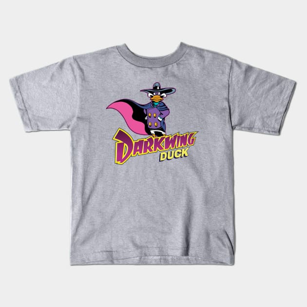 Darkwing Duck Kids T-Shirt by Chewbaccadoll